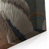 Regal Pelican Wildlife Painting - Animal Canvas Wall Art for Home Decor