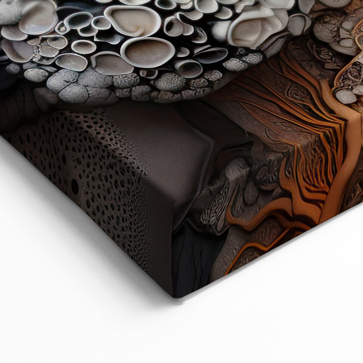 Abstract Coral Macro Photography Wall Art – Nature’s Unique Details