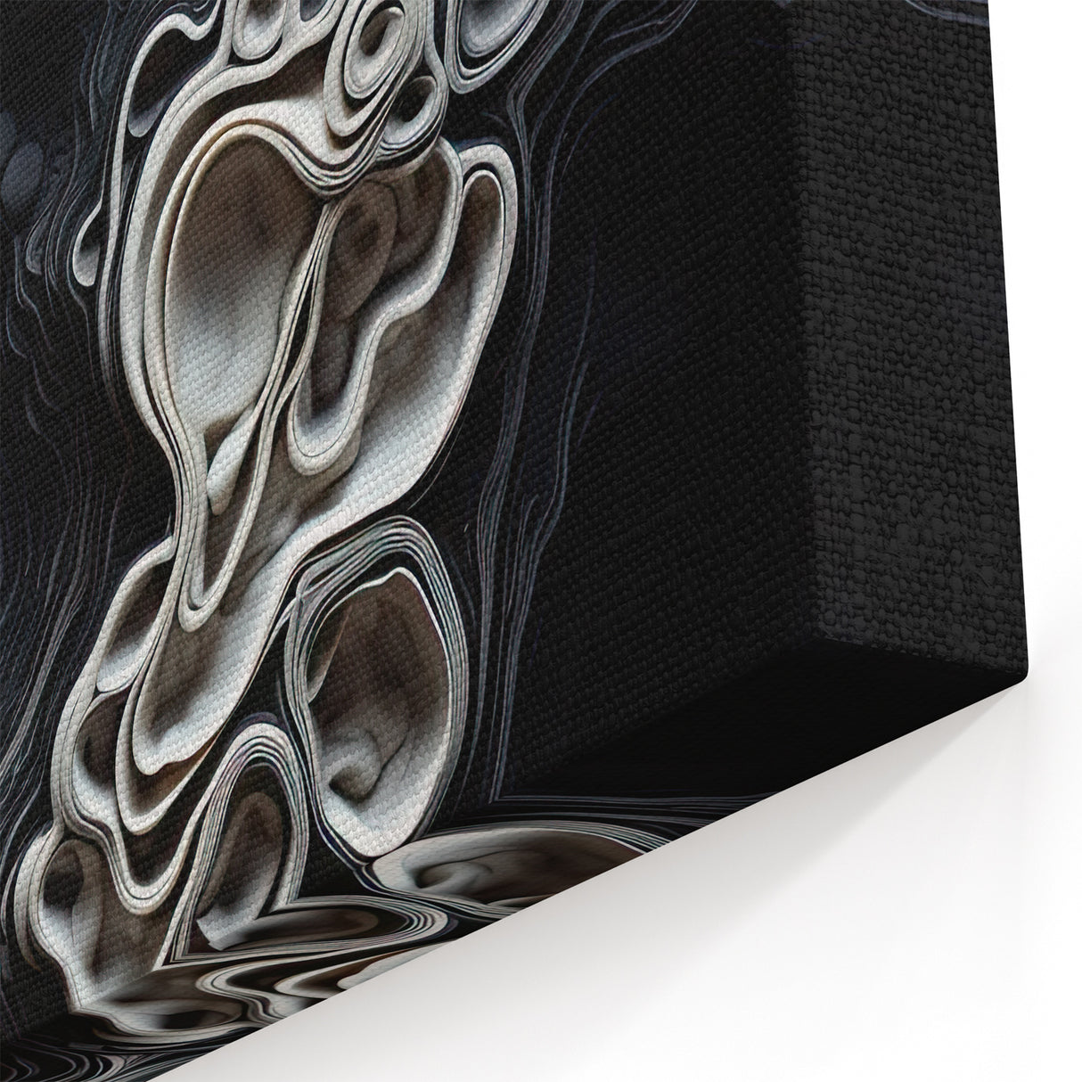 Monochrome Organic Closeup Wall Art – Modern Nature-Inspired Design