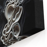 Monochrome Organic Closeup Wall Art – Modern Nature-Inspired Design