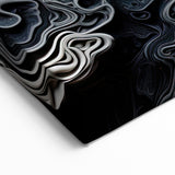 Monochrome Organic Closeup Wall Art – Modern Nature-Inspired Design