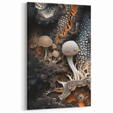 Mystical Mushroom Closeup Wall Art – Nature's Macro Textures