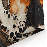 Vibrant Mushroom Macro Photography Wall Art – Organic Flowing Design