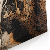 Graceful Mushroom Macro Wall Art – Organic Patterns and Warm Tones