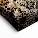 Graceful Mushroom Macro Wall Art – Organic Patterns and Warm Tones