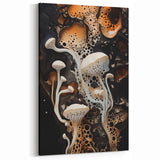 Elegant Fungi Macro Wall Art – Organic Patterns in Warm Tones