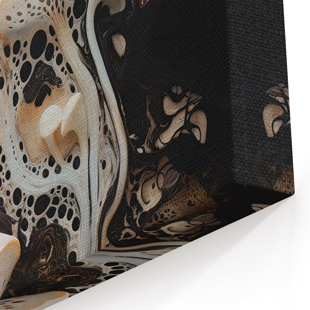 Elegant Fungi Macro Wall Art – Organic Patterns in Warm Tones