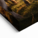 Peaceful Cows in Meadow - Wildlife Photography Wall Art Canvas Print