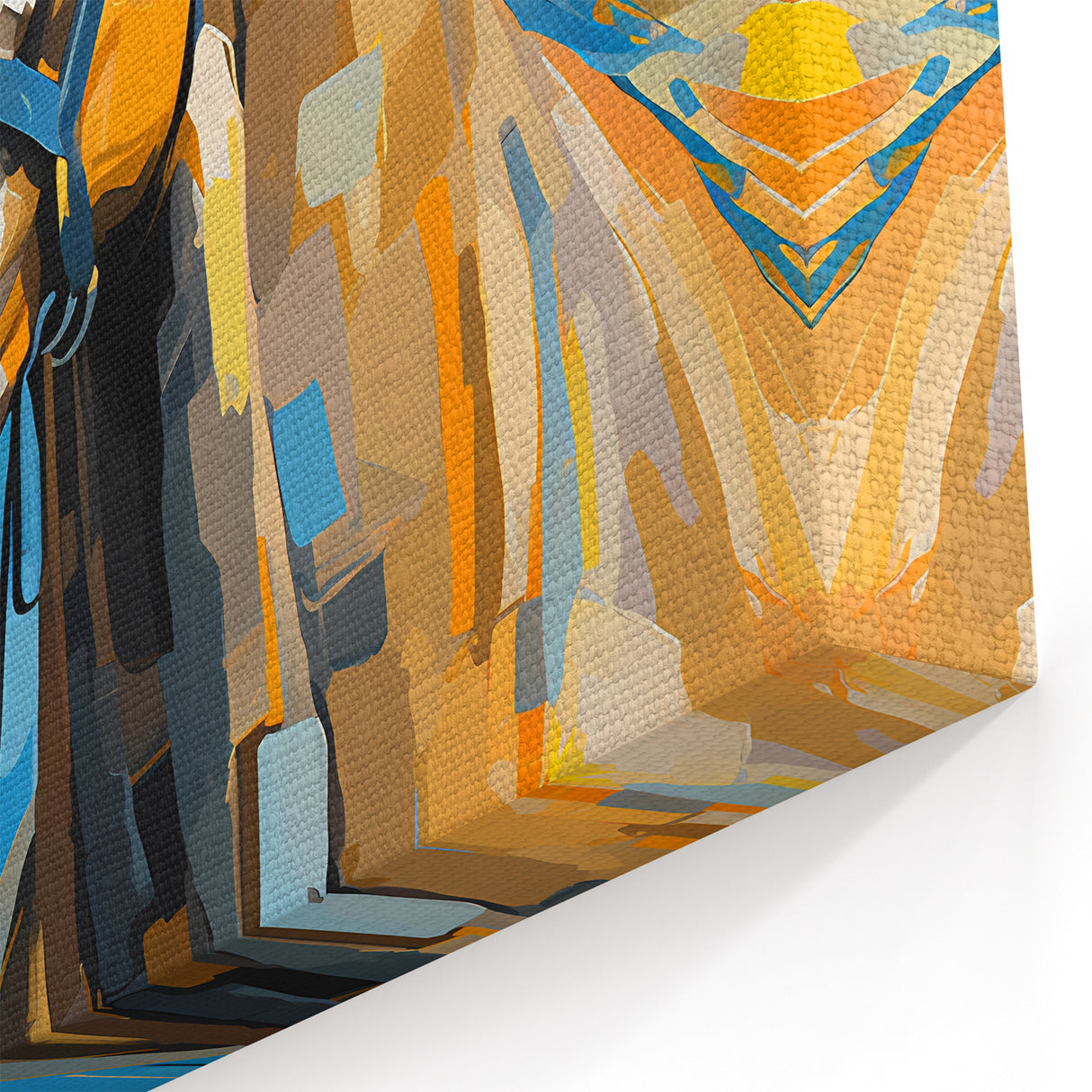 Abstract Horse Portrait - Wildlife Painting Wall Art for Modern Decor