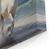 Majestic White Horses - Wildlife Photography Wall Art for Home Decor