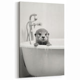 Bathroom Wall Decor - Adorable Otter in Bathtub