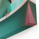 Bathroom Wall Decor - Cheerful Bird in Mini Tub