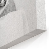 Adorable Cub Bathroom Wall Art - Modern Black and White Decor