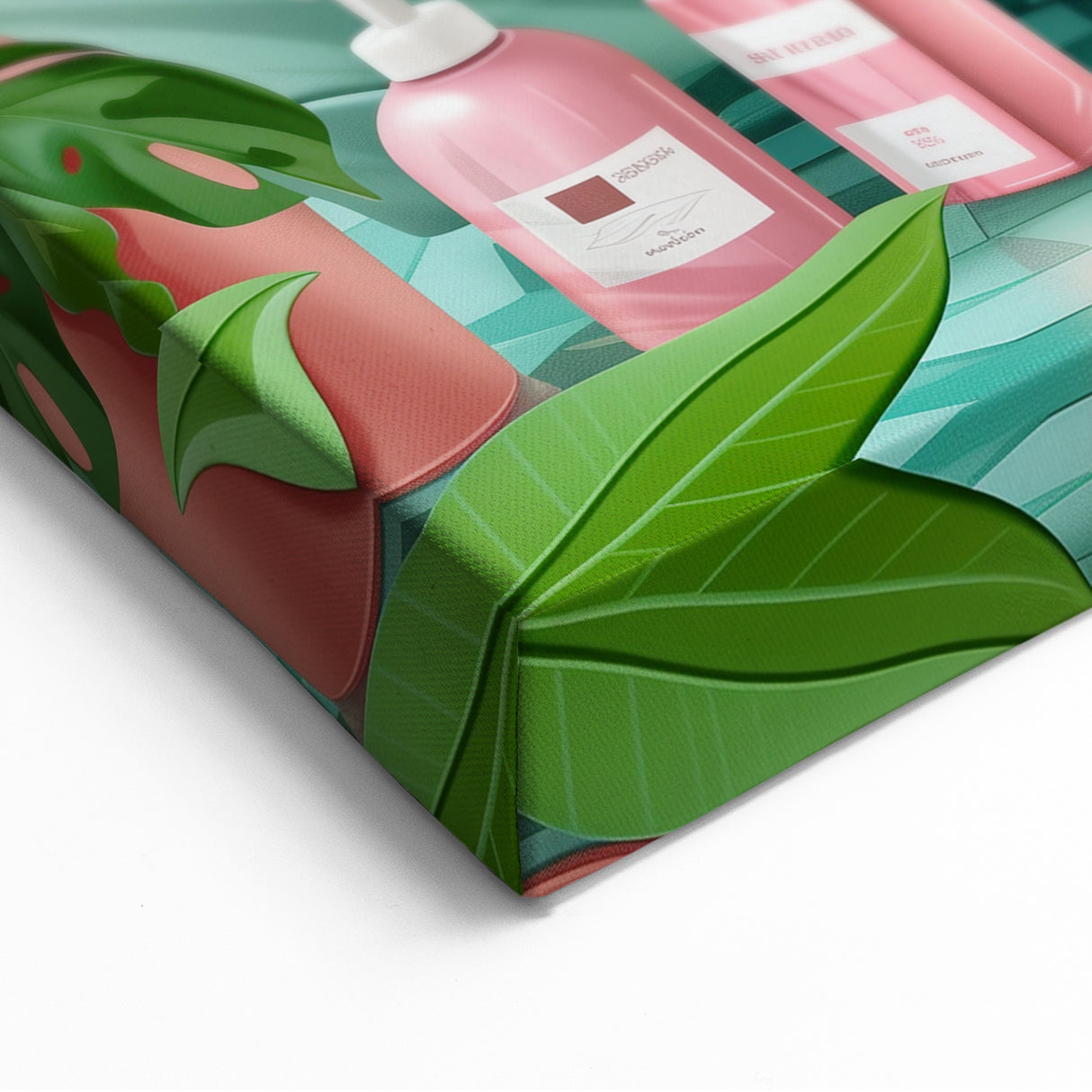Tropical Flamingo Bathroom Wall Art - Vibrant Coastal Decor