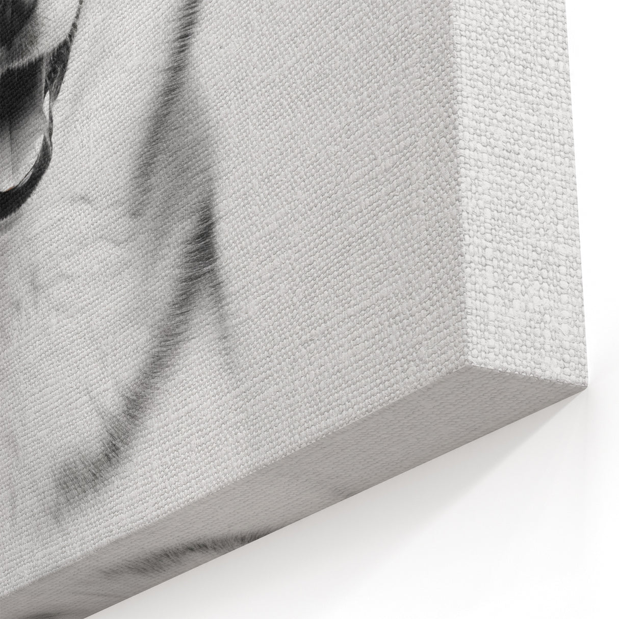 Husky Bathroom Wall Art - Minimalist Black and White Decor