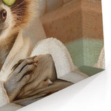 Relaxing Raccoon Bathroom Wall Art - Modern Spa-Inspired Decor