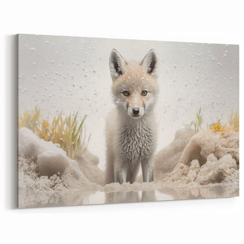 Adorable Fox Wall Art - Perfect for Kids Room Decor