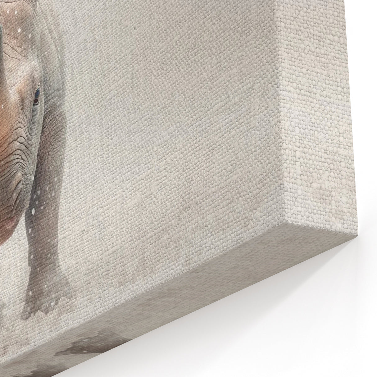 Adorable Baby Rhino Wall Art - Perfect for Kids Room Decor