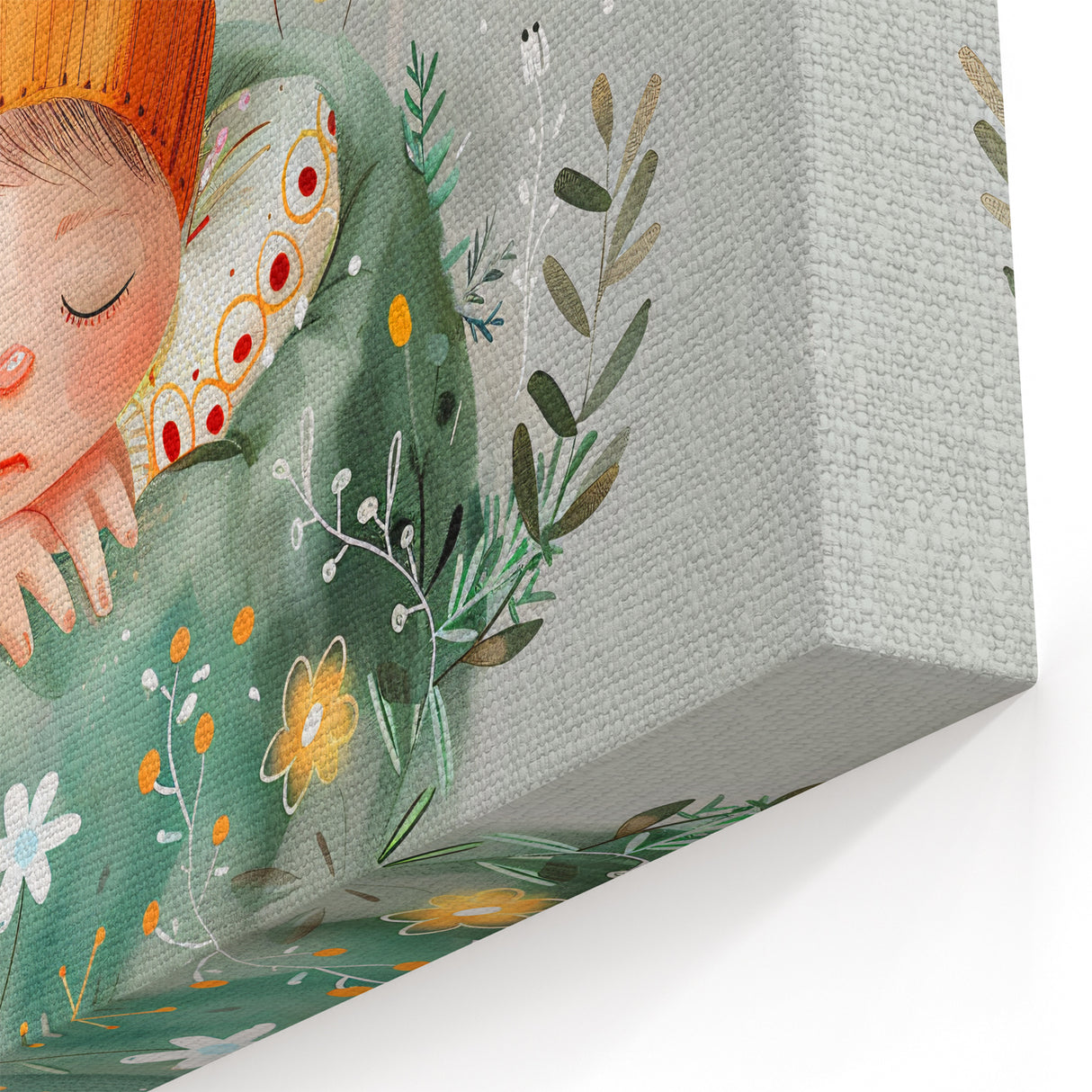 Dreamy Nap - Kids Room Wall Art Canvas and Framed Options