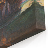 Modern Wall Art - Evening Glow Farm Landscape - Contemporary Art Print