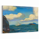 Modern Wall Art - Sailboat and Sea Breeze - Contemporary Ocean Scene