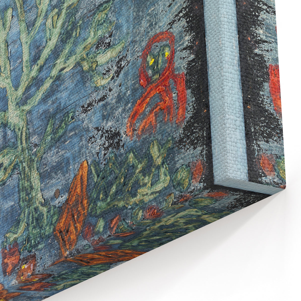 Abstract Modern Art - Enchanted Fairy Tale Scene - Contemporary Wall Decor