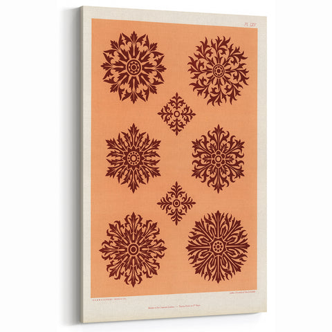 Renaissance Pattern Art Print – Decorative Historical Artwork