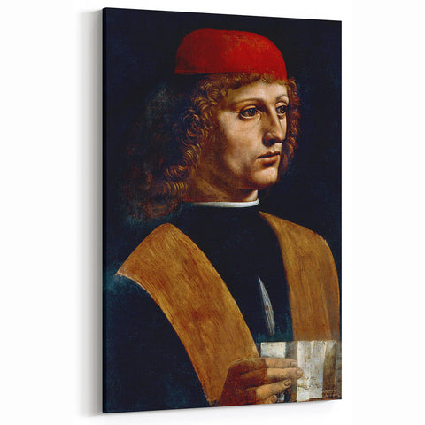 Leonardo da Vinci's Portrait of a Musician Art Print – Iconic Masterpiece