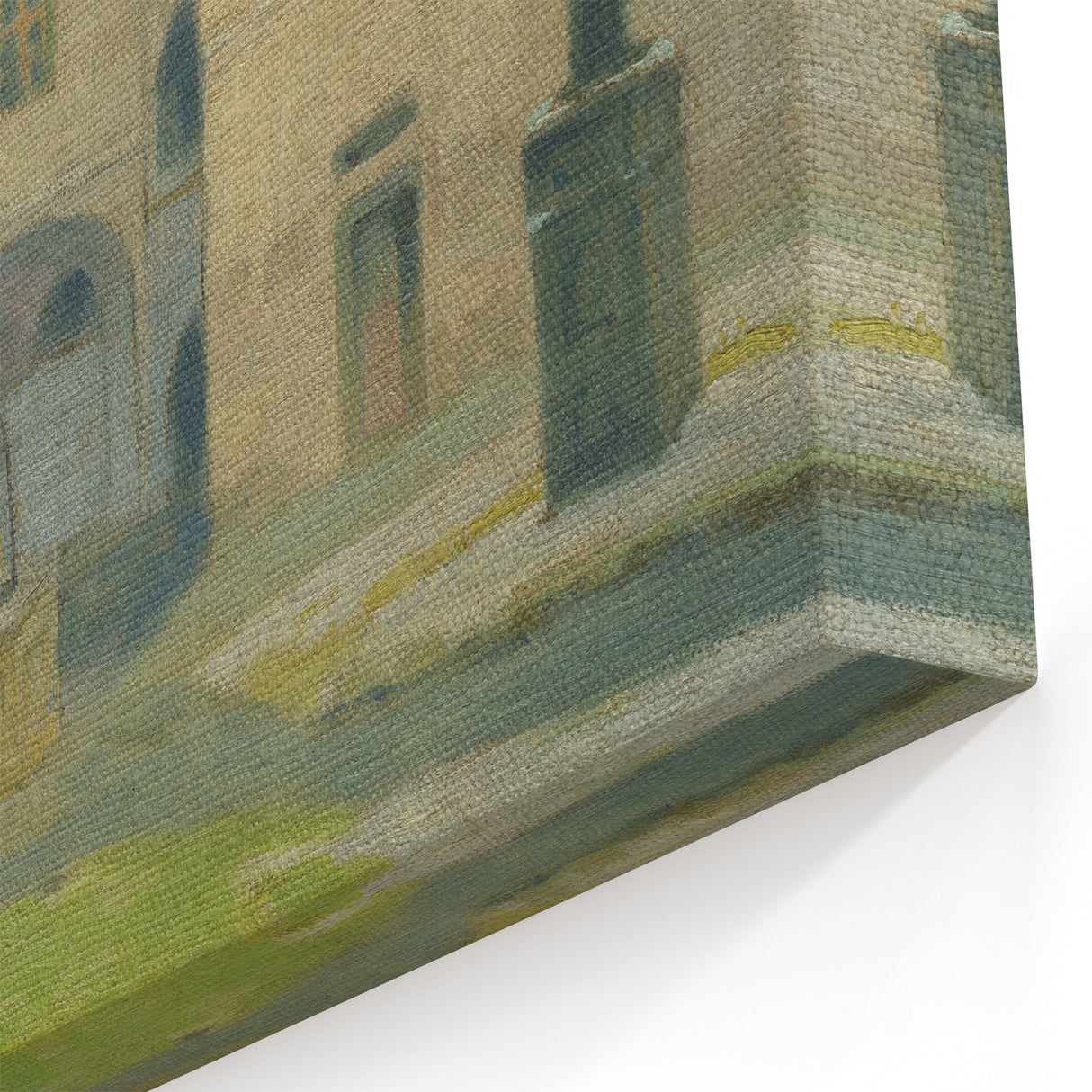 Renaissance Courtyard Art Print by Lajos Csordák – Serene Masterpiece