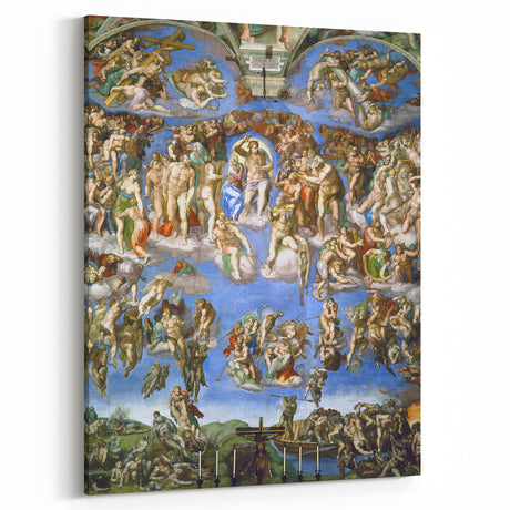 Michelangelo's The Last Judgment Art Print – Renaissance Masterpiece