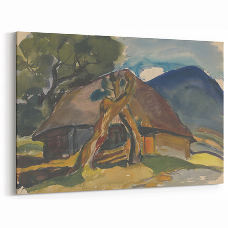 Abstract Modern Cottage Art - Contemporary Wall Decor for Home Spaces