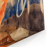 Two Acrobats in Red Tights - Abstract Modern Art for Wall Decor