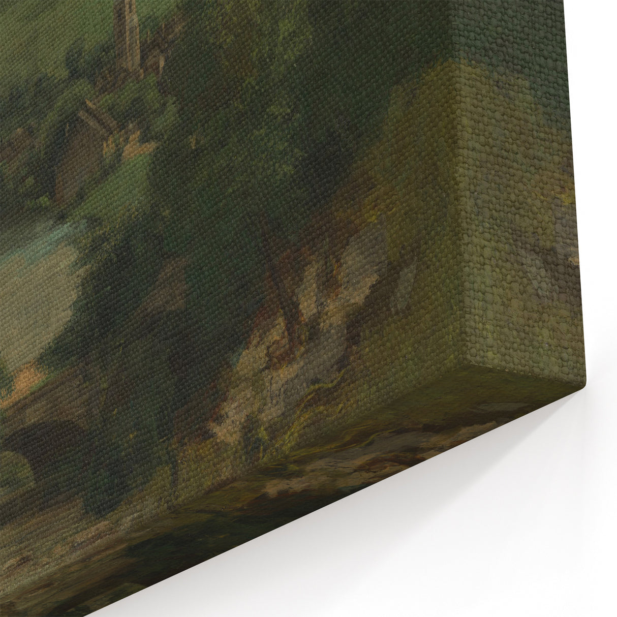 View of Ornans - Realism Art Canvas | Classical Realism Paintings