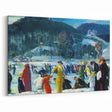Realism Art Prints: "Love of Winter" by George Bellows - Winter Scene Canvas