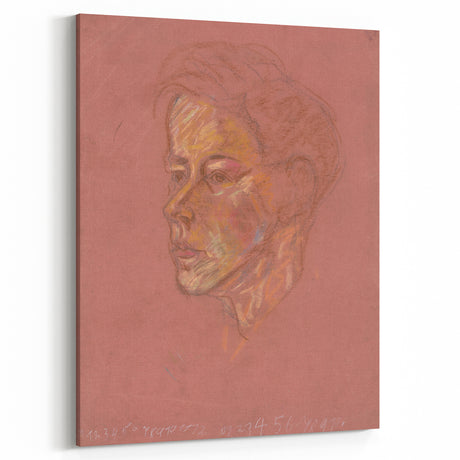 Expressionist Portrait - Modern Abstract Expressionism Art Print
