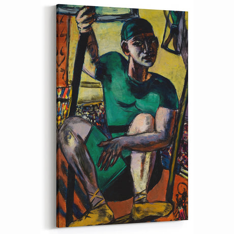 Expressionist Acrobat Art - Abstract Modern Expressionism Wall Decor