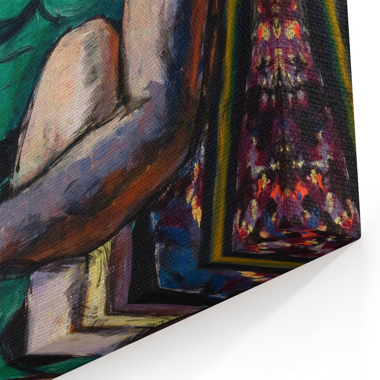 Expressionist Acrobat Art - Abstract Modern Expressionism Wall Decor