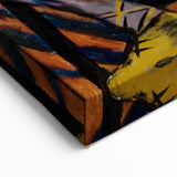 Expressionist Acrobat Art - Abstract Modern Expressionism Wall Decor