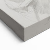 Artistic Figurative Designs - Graceful Pencil Sketch Bust