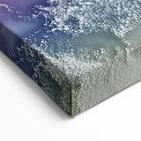 Abstract Landscape with Pink and Blue Hues - Vibrant Modern Wall Art