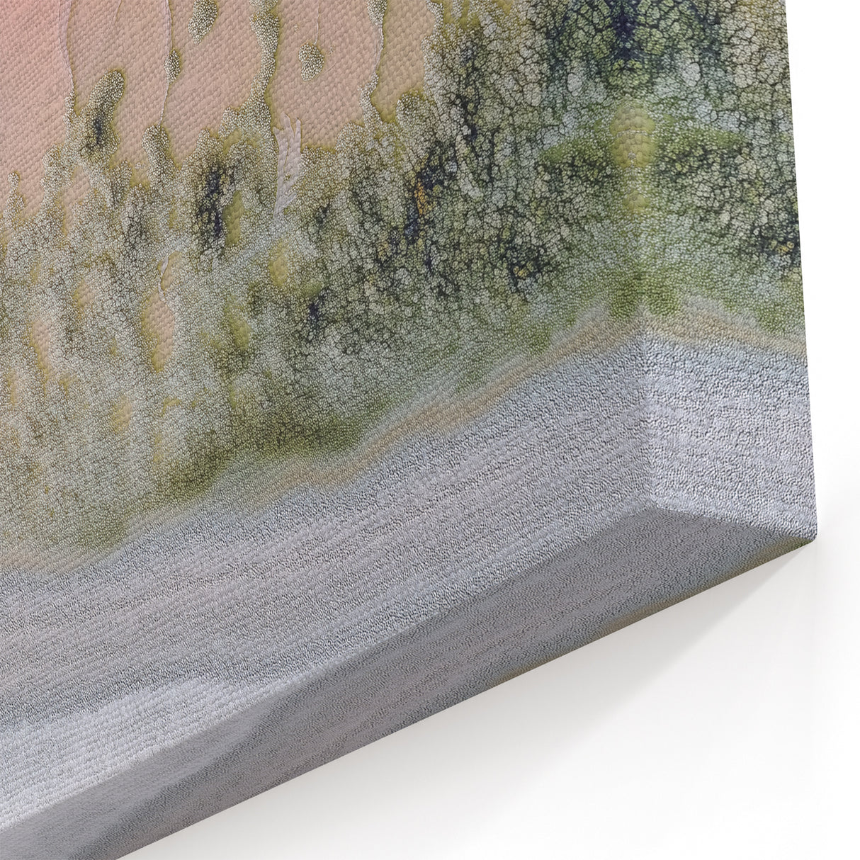 Abstract Landscape with Warm Earth Tones and Textures - Modern Wall Art