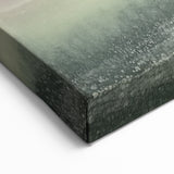 Abstract Landscape with Pink and Green Layers - Elegant Wall Art