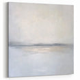 Minimalist Abstract Landscape with Soft Gray Hues - Serene Wall Art