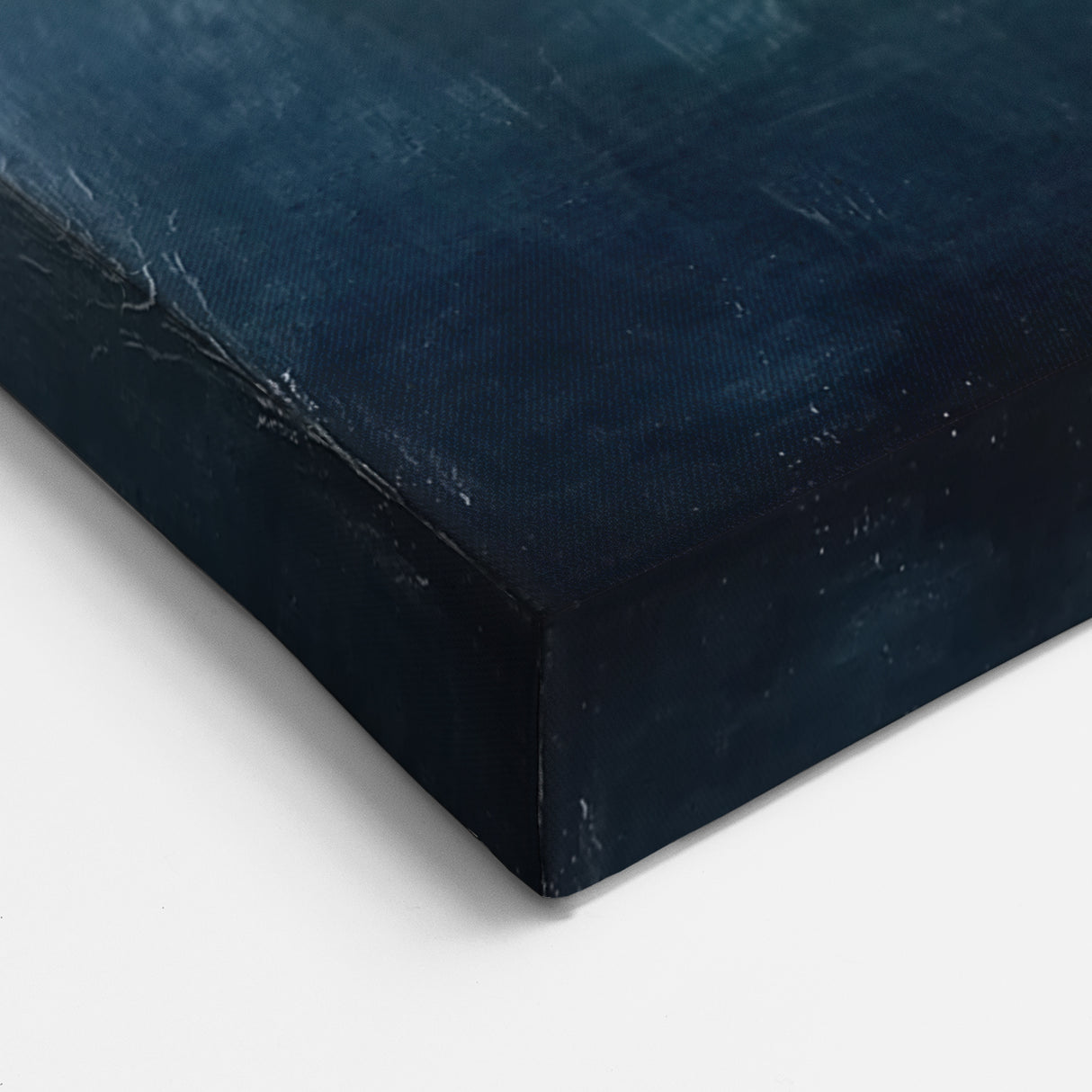Abstract Landscape with Gold and Navy Tones - Modern Wall Art Decor