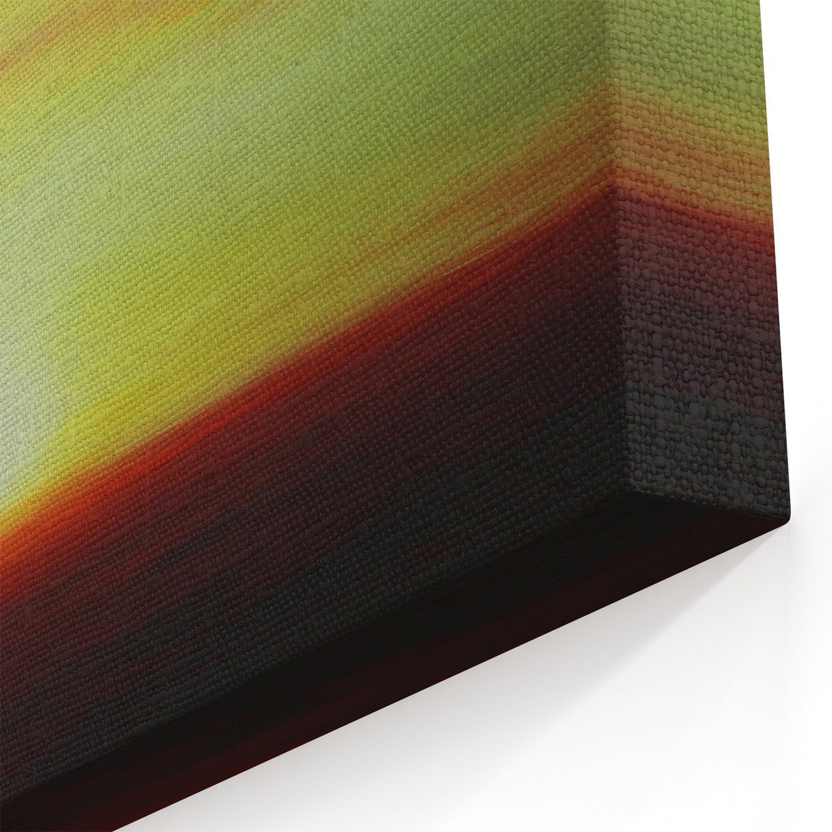 Abstract Landscape with Radiant Sunset Hues - Modern Wall Art Decor