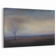 Minimalist Abstract Landscape with Lone Tree - Serene Wall Art Decor