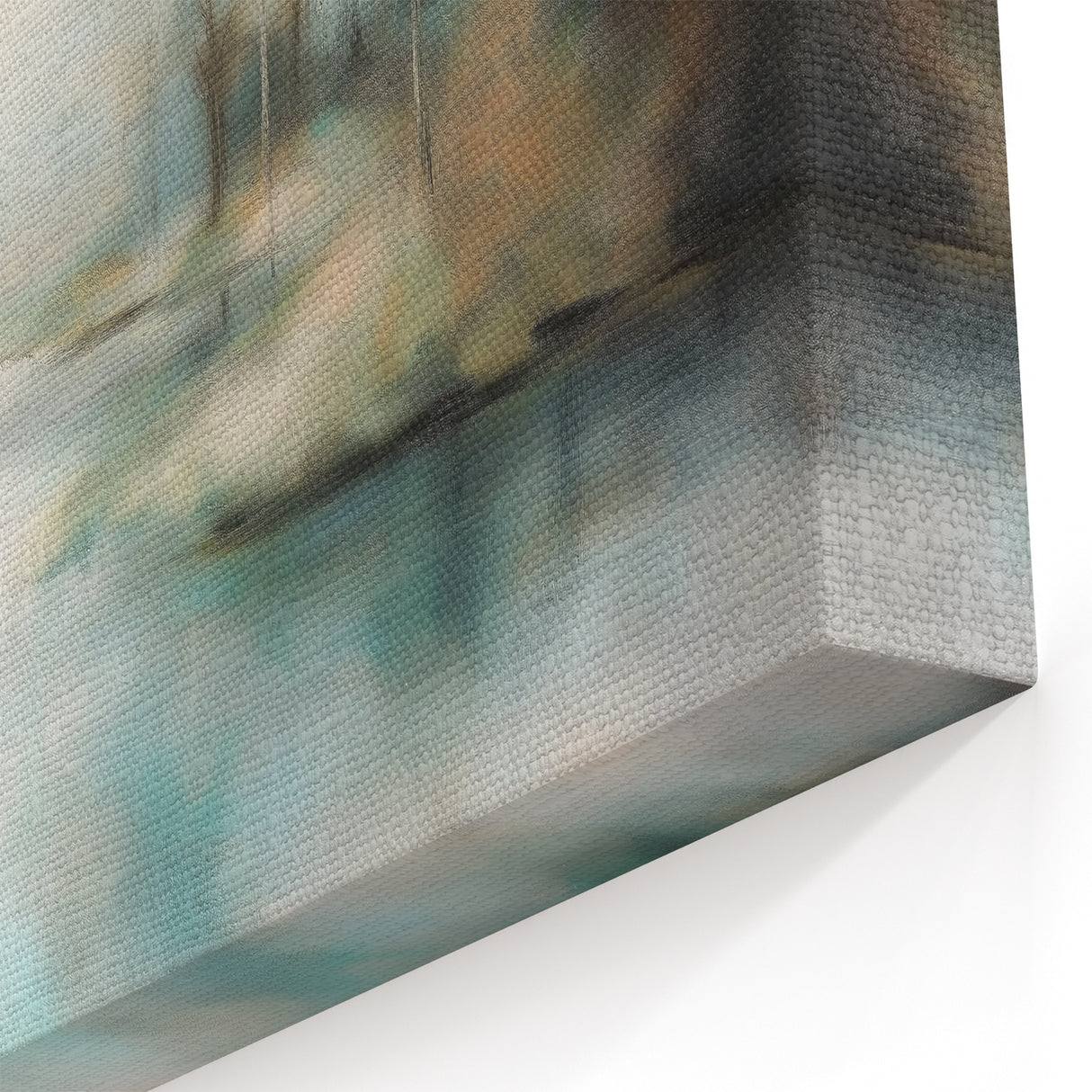 Modern Abstract Landscape Art - Serene Reflection Canvas Print