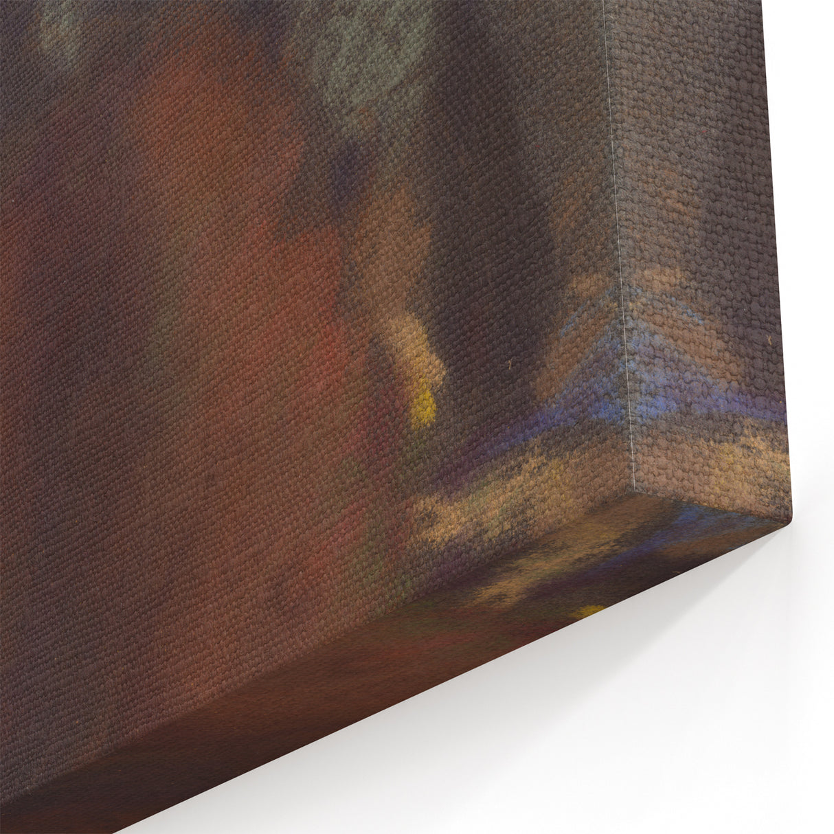 Modern Wall Art - Abstract Mountain Landscape with Earthy Tones