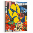 Modern Wall Art - Vibrant Abstract Landscape with Bold Colors
