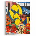 Modern Wall Art - Vibrant Abstract Landscape with Bold Colors